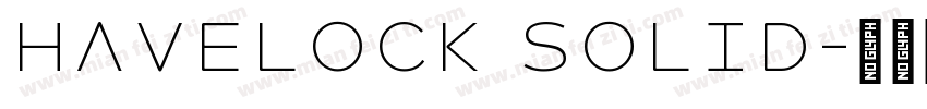 Havelock Solid字体转换